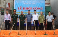 Phường Hải Thành (Dương Kinh):  Khởi công xây dựng nhà ở cho thương binh Đặng Bá Bù     
