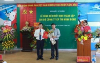 Quận ủy Lê Chân Thành lập Chi bộ Cty CP Thương mại Minh Dũng