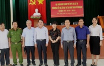 Phó chủ tịch UBND TP Lê Khắc Nam tiếp xúc cử tri Tiên Lãng