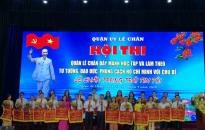 Hội thi quận Lê Chân đẩy mạnh học tập và làm theo tư tưởng, đạo đức, phong cách Hồ Chí Minh
