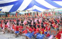 Gần 3.000 học sinh Trường tiểu học Nguyễn Đức Cảnh dự khai giảng năm học mới
