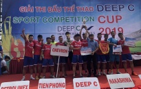 Đội bóng Công ty TNHH dầu nhờn Cheveron vô địch cúp DEEP C 2019