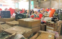Thu giữ số hàng nhập lậu “khủng” tại phường Cát Bi