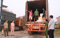 Bắt giữ xe vận chuyển 6 tấn lòng lợn nhiễm dịch tả lợn châu Phi