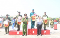 Hội thao kỹ thuật PCCC, CNCH lực lượng PCCC quần chúng  huyện Tiên Lãng năm 2019