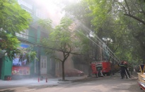 Cụm CQDN an toàn PCCC Dải trung tâm thành phố: Diễn tập phương án chữa cháy và cứu nạn cứu hộ
