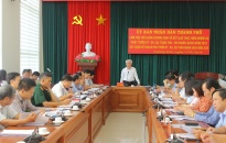 Lãnh đạo UBND TP làm việc với quận Dương Kinh