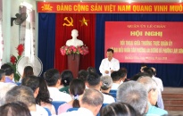 Thường trực Quận ủy Lê Chân:  Đối thoại với đại biểu nhân dân 2 phường An Dương  và Lam Sơn