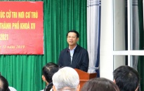 Đồng chí Bùi Đức Quang –  Phó Chủ tịch HĐND thành phố tiếp xúc cử tri tại phường Vĩnh Niệm, quận Lê Chân.