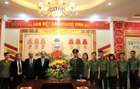 Lãnh đạo Công an thành phố chúc mừng ngày Nhà giáo Việt Nam