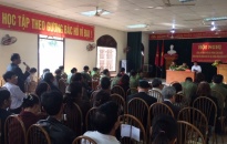 CATP lắng nghe góp ý của nhân dân phường Văn Đẩu, Kiến An