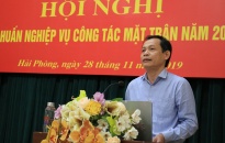 Ủy ban MTTQ Việt Nam thành phố: Tập huấn nghiệp vụ công tác mặt trận năm 2019