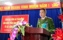 Lãnh đạo CATP lắng nghe phản ánh của nhân dân phường An Dương, Lê Chân