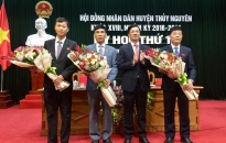 Kỳ họp thứ 10 HĐND huyện Thủy Nguyên khóa XVIII: Đồng chí Nguyễn Huy Hoàng được bầu giữ chức Chủ tịch UBND huyện