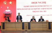 Phó chủ tịch UBND thành phố Nguyễn Văn Thành tiếp xúc cử tri tại quận Lê Chân