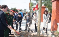 Phó Bí thư thường trực Thành ủy Nguyễn Thị Nghĩa dự Tết Trồng cây tại quận Đồ Sơn