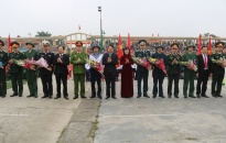 Huyện Tiên Lãng 281 tân binh lên đường nhập ngũ