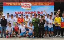 Giải bóng đá Khối Công an quận - CATP: Đội tuyển CAQ Ngô Quyền đoạt giải Nhất
