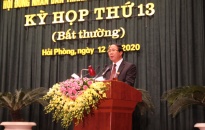 Bài phát biểu khai mạc Kỳ họp thứ 13 (kỳ họp bất thường) của đồng chí Lê Văn Thành, Uỷ viên Trung ương Đảng, Bí thư Thành uỷ, Chủ tịch HĐND thành phố.