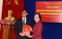 Đồng chí Nguyễn Ngọc Ánh giữ chức Tổng biên tập Báo Hải Phòng