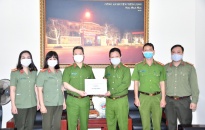 CATP khen thưởng Công an huyện Tiên Lãng 