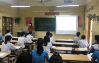 Huyện An Dương 2.156 học sinh khối 9 THCS trở lại trường học trong ngày đầu sau dịch 