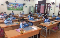 Trường Tiểu học Đằng Lâm: Đảm bảo an toàn phòng, chống dịch đón học sinh đi học 