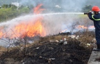 Hiện hữu nguy cơ cháy lan, cháy lớn do đốt cỏ