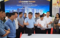 Lãnh đạo thành phố kiểm tra công tác chuẩn bị Lễ Khánh thành chung cư HH4 Đồng Quốc Bình