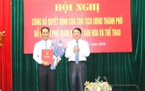 Đồng chí Trịnh Văn Tú giữ chức vụ Phó Giám đốc Sở Văn hóa và Thể thao
