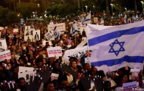 Israel: Hàng nghìn người biểu tình phản đối kế hoạch sáp nhập khu Bờ Tây