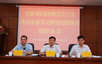 Đại biểu HĐND TP tiếp xúc cử tri quận Hồng Bàng và huyện Bạch Long Vỹ