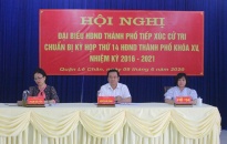 Phó Chủ tịch UBND TP Nguyễn Văn Thành tiếp xúc cử tri quận Lê Chân