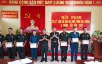 Ban CHQS huyện Bạch Long Vỹ sơ kết nhiệm vụ quân sự quốc phòng địa phương 6 tháng đầu năm