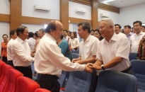 Thủ tướng Chính phủ Nguyễn Xuân Phúc tiếp xúc cử tri tại quận Ngô Quyền: Hải Phòng có nhiều phát triển bứt phá ấn tượng
