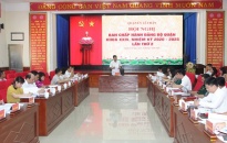 Quận ủy Lê Chân:  Tập trung tháo gỡ khó khăn cho sản xuất kinh doanh, đẩy nhanh tiến độ thu ngân sách