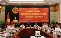 Giao ban báo chí tuần 28 tháng 7 năm 2020