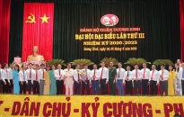 Đồng chí Đào Văn Ninh được tín nhiệm bầu giữ chức  Bí thư quận ủy Dương Kinh, nhiệm kỳ 2020-2025