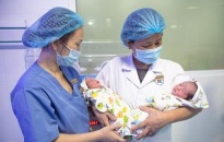 BV Đa khoa quốc tế đón thành công cặp song sinh bằng phương pháp đẻ thường