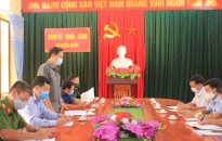 Kiểm tra công tác phòng chống dịch Covid-19 tại huyện Kiến Thụy