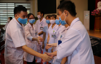 Đoàn bác sĩ, điều dưỡng cách ly tại Đà Nẵng trước khi về Hải Phòng 