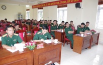 Ban CHQS quận Hải An: Sơ kết xây dựng đơn vị điểm vững mạnh toàn diện “Mẫu mực, tiêu biểu”