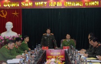 Thứ trưởng Bùi Văn Nam kiểm tra công tác bảo vệ tuyệt đối an ninh, an toàn Đại hội Đảng toàn quốc lần thứ XIII tại Bộ Tư lệnh Cảnh sát cơ động