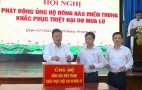 Phát động quyên góp, ủng hộ đồng bào miền Trung