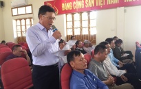 Đồng chí Lê Anh Quân- Bí thư, Chủ tịch UBND huyện An Dương đối thoại trực tiếp với hơn 150 đảng viên, nhân dân huyện