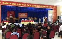 Xã Quốc Tuấn (An Dương): Lãnh đạo xã đối thoại  với trên 100 Đảng viên và nhân dân