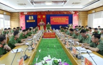Thứ trưởng Bộ Công an Lê Quốc Hùng làm việc tại Công an tỉnh Quảng Ninh