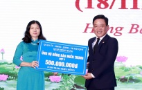 Quận Hồng Bàng ủng hộ 2 tỷ đồng giúp đồng bào miền Trung  khắc phục hậu quả bão lụt