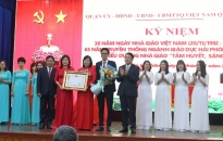 Quận Lê Chân:  Kỷ niệm 38 năm Ngày nhà giáo Việt Nam và biểu dương nhà giáo  “Tâm huyết, sáng tạo”