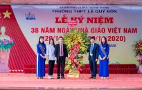 Trường THPT Lê Quý Đôn kỷ niệm 38 năm Ngày nhà giáo Việt Nam